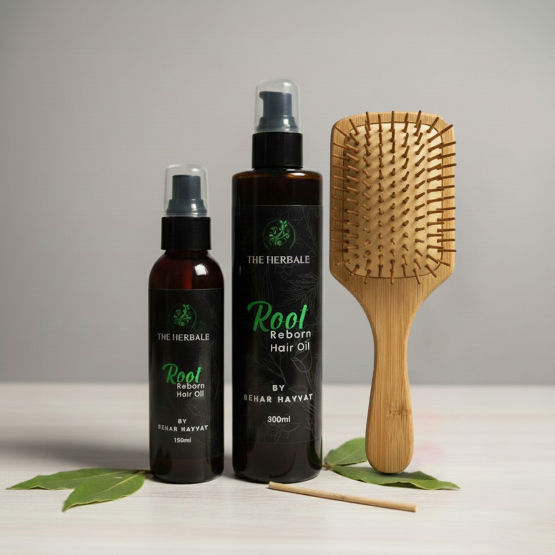 Root Reborn Hair Care Trio (300ml + 150ml + Brush)